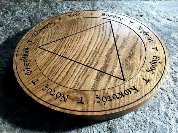 Large Hekatean TABLE OF PRACTICE in Solid Oak (Jason Miller - Sorcery of Hekate)