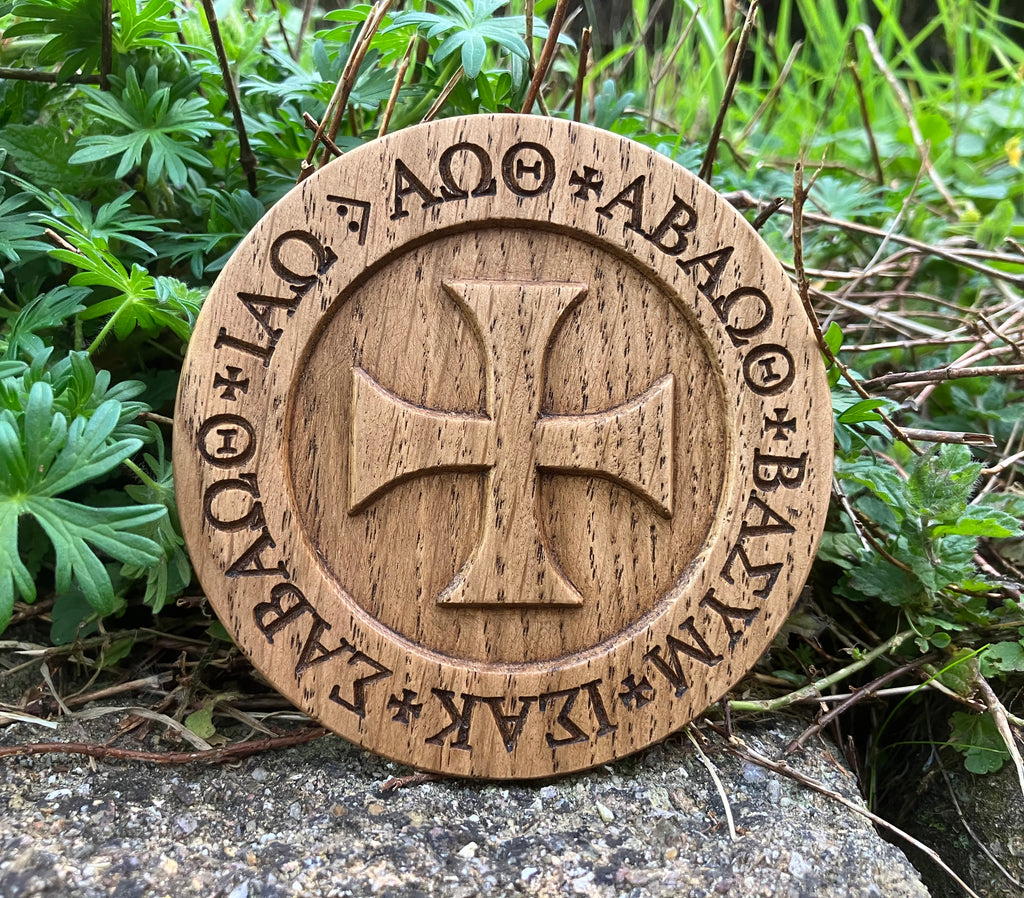 THE HEADLESS RITE LAMEN - Carved in solid Oak – The Hermetic Workshop