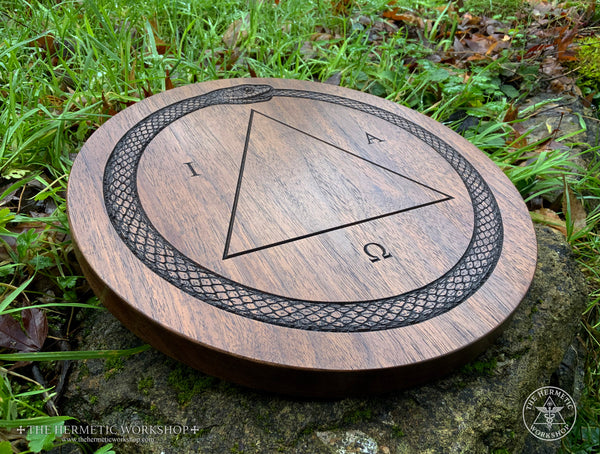 THE MAGICIAN'S MASTER TABLE - Table of Practice / Hermetic Ceremonial Magic. Gnostic. PGM (Carved in Solid Walnut)