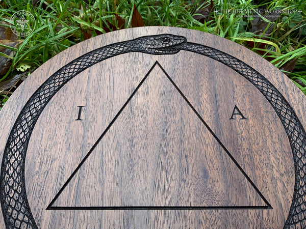 THE MAGICIAN'S MASTER TABLE - Table of Practice / Hermetic Ceremonial Magic. Gnostic. PGM (Carved in Solid Walnut)