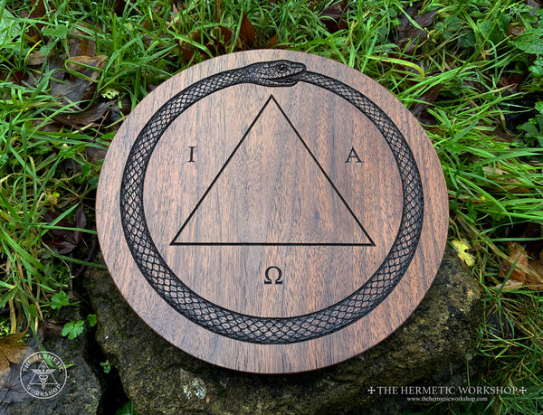 THE MAGICIAN'S MASTER TABLE - Table of Practice / Hermetic Ceremonial Magic. Gnostic. PGM (Carved in Solid Walnut)
