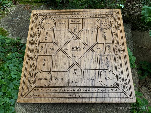 THE SEMAMPHORAS TABLE // Carved in Solid Oak (Summa Sacre Magice)