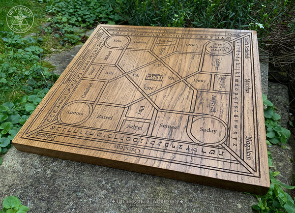 THE SEMAMPHORAS TABLE // Carved in Solid Oak (Summa Sacre Magice)