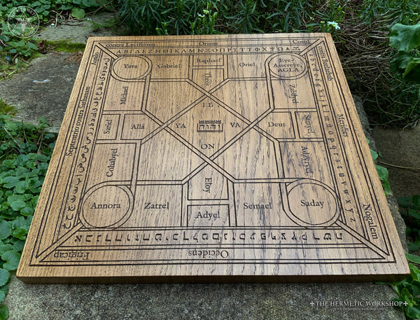 THE SEMAMPHORAS TABLE // Carved in Solid Oak (Summa Sacre Magice)