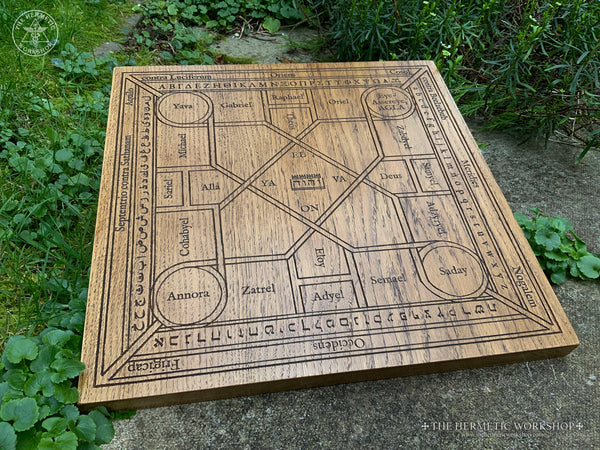 THE SEMAMPHORAS TABLE // Carved in Solid Oak (Summa Sacre Magice)