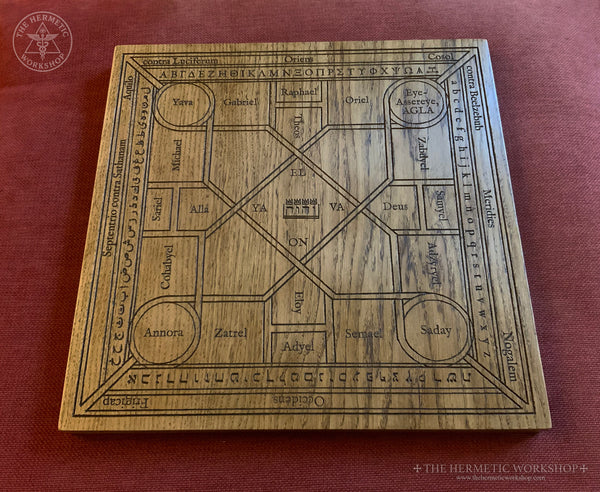 THE SEMAMPHORAS TABLE // Carved in Solid Oak (Summa Sacre Magice)