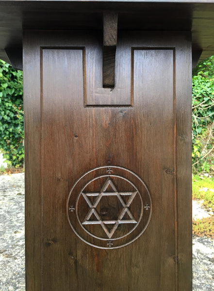 THE ALTAR TABLE - Custom Ceremonial Magic Working Altar