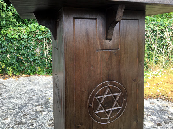 THE ALTAR TABLE - Custom Ceremonial Magic Working Altar