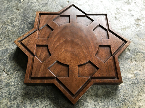 THE CHAOSPHERE - Solid hardwood Altar Tablet / Consecration Paten