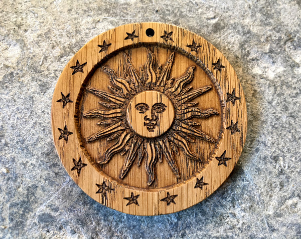 SOLAR TALISMAN in Solid Oak