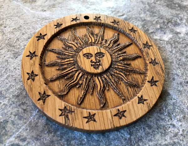 SOLAR TALISMAN in Solid Oak