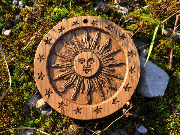 SOLAR TALISMAN in Solid Oak