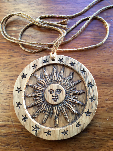 SOLAR TALISMAN in Solid Oak