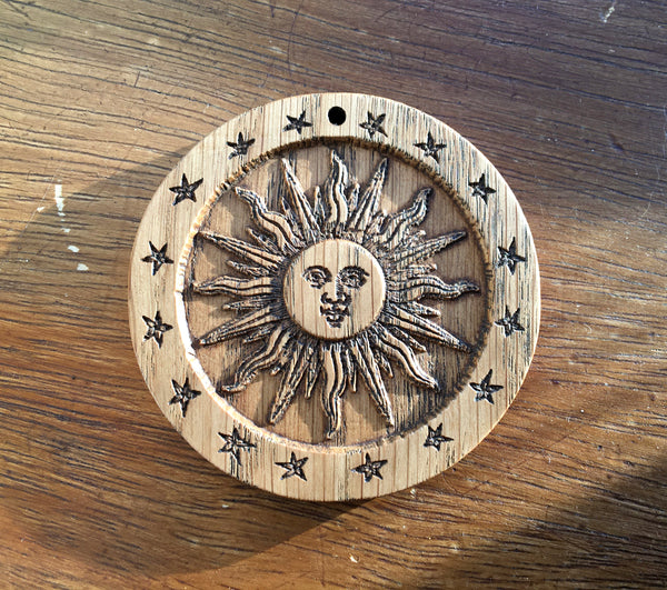 SOLAR TALISMAN in Solid Oak