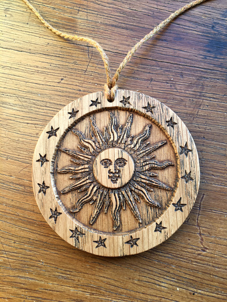 SOLAR TALISMAN in Solid Oak