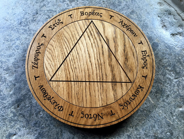 Large Hekatean TABLE OF PRACTICE in Solid Oak (Jason Miller - Sorcery of Hekate)